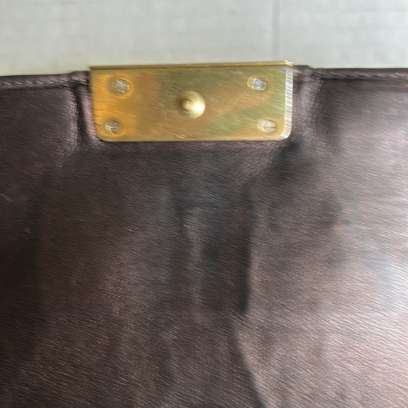 COACH WOMENS VINTAGE SOFT BROWN LEATHER WALLET - Picture 9 of 15